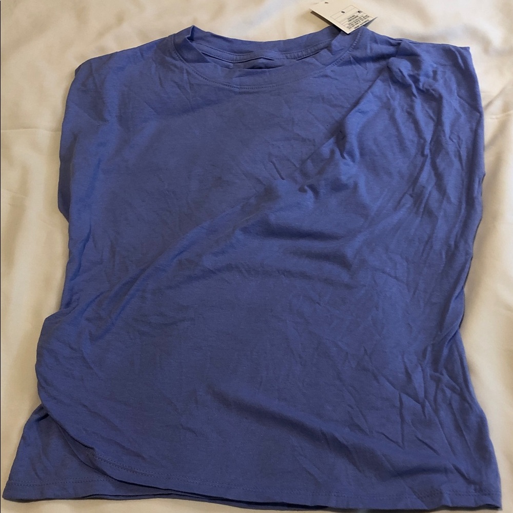 a new day Blue Short Sleeve Tee